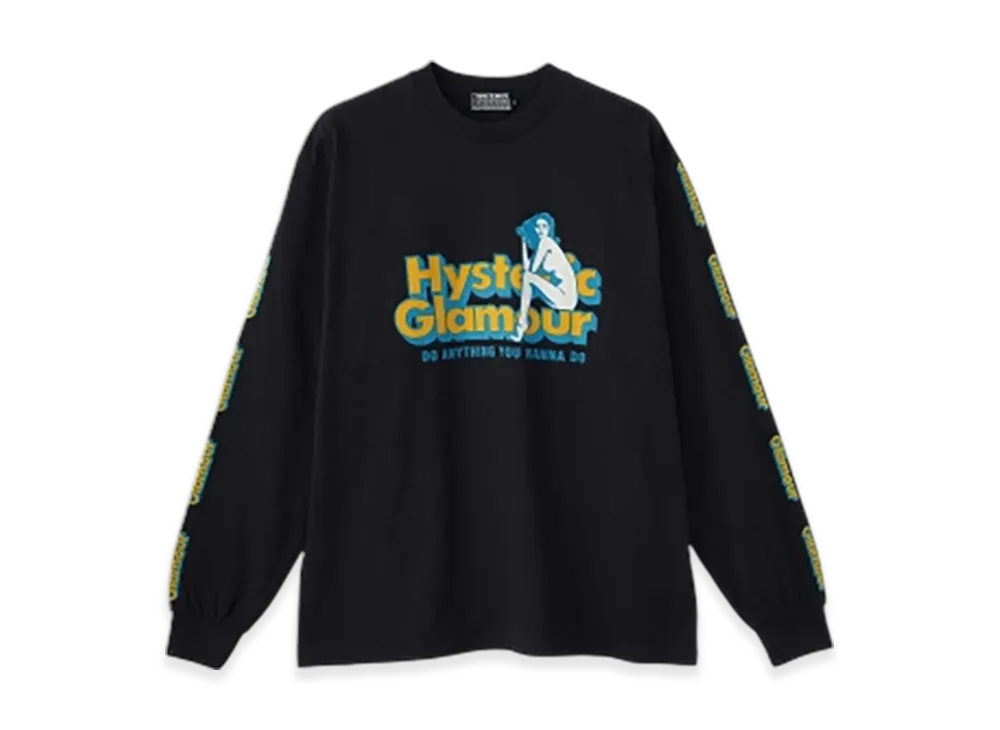 HYSTERIC GLAMOUR Do Anything T-Shirt "Black"