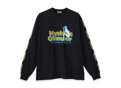 HYSTERIC GLAMOUR Do Anything T-Shirt "Black"