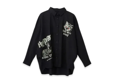 HYSTERIC GLAMOUR Killer Queen Overshirt "Black"