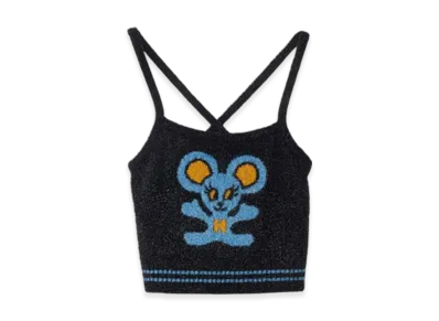 HYSTERIC GLAMOUR Mouse Jacquard Camisole "Black"