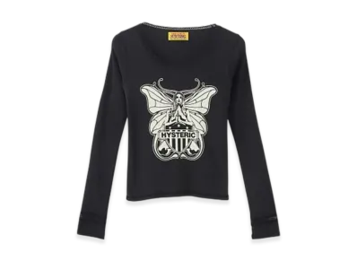 HYSTERIC GLAMOUR Levitated Girl Chibi T-Shirt "Black"