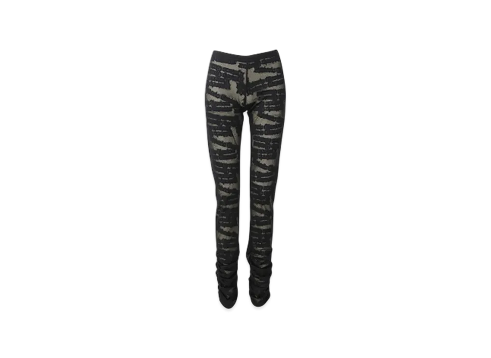 HYSTERIC GLAMOUR Type Logo Jacquard Leggings "Black"
