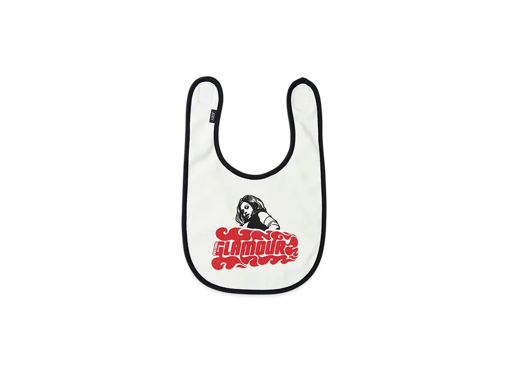 HYSTERIC GLAMOUR Vixen Girl Reversible Bib "White"