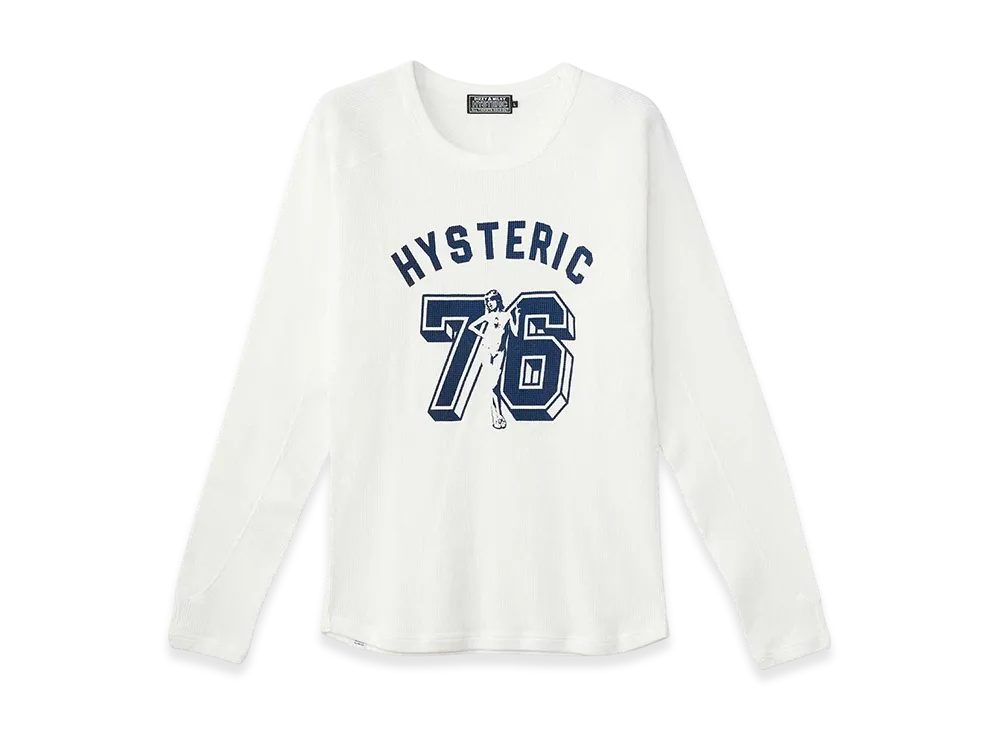 【激レア】hysteric glamour ヒステリック　グラマー　tシャツ HYSTERIC GLAMOUR（ヒステリックグラマー）の「NUMBER 76 T