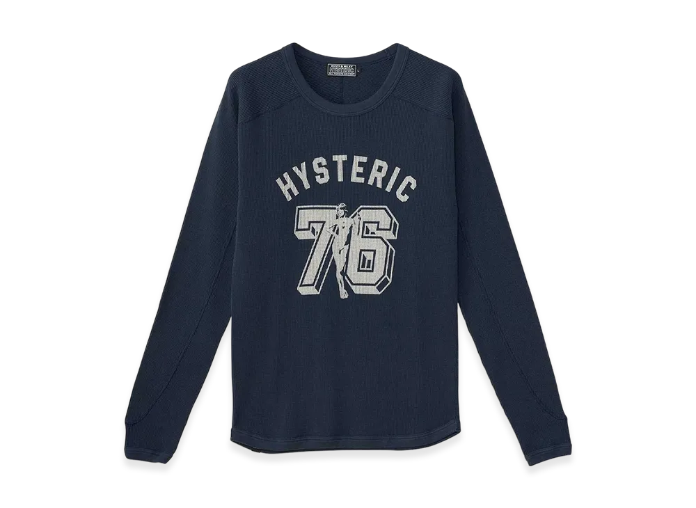 HYSTERIC GLAMOUR Number 76 T-Shirt "Other Navy"