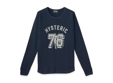 HYSTERIC GLAMOUR Number 76 T-Shirt "Other Navy"