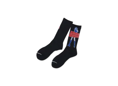 HYSTERIC GLAMOUR Vixen Girl Sports Socks "Black"