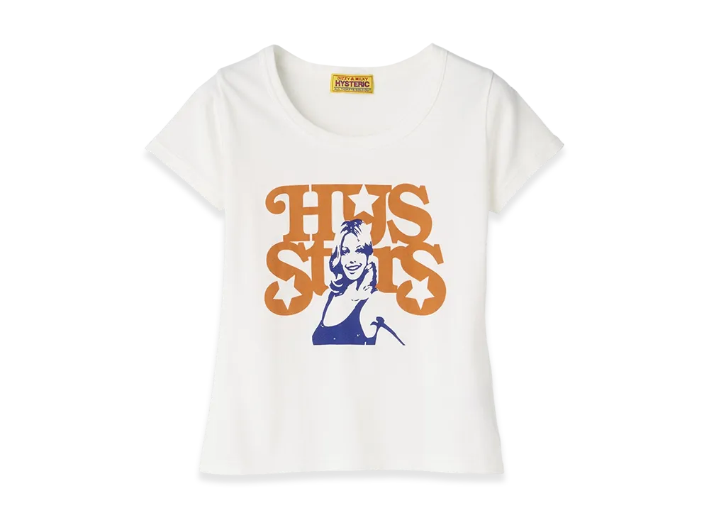 HYSTERIC GLAMOUR Hys Stars Chibi T-Shirt "White"