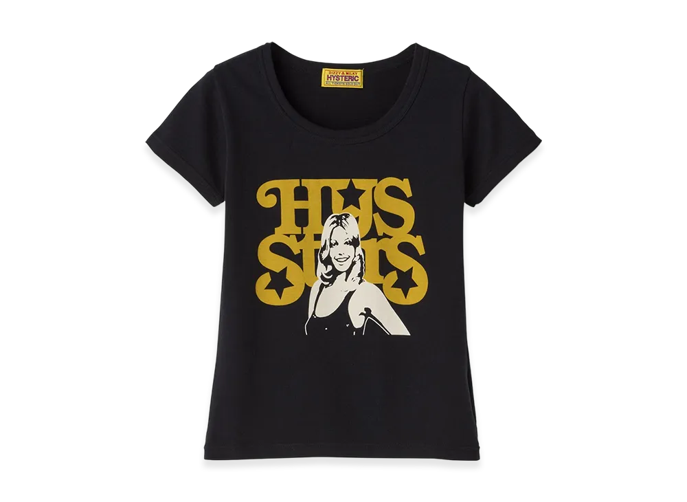 HYSTERIC GLAMOUR Hys Stars Chibi T-Shirt "Black"