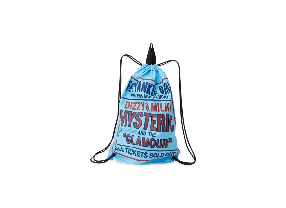 HYSTERIC GLAMOUR Dizzy & Milky Knapsack "Blue"