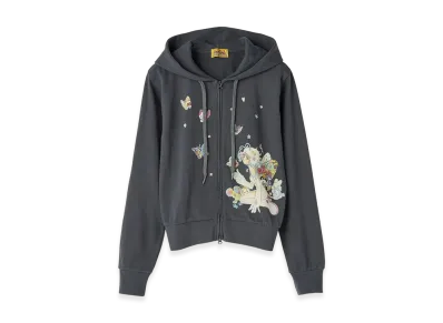 HYSTERIC GLAMOUR Cropped Hoodie "Black"