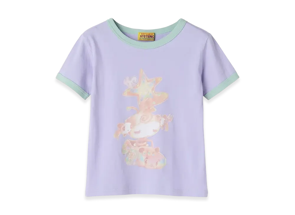 HYSTERIC GLAMOUR Baby Tee "Purple"