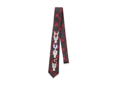 HYSTERIC GLAMOUR Plaid Tie "Red"