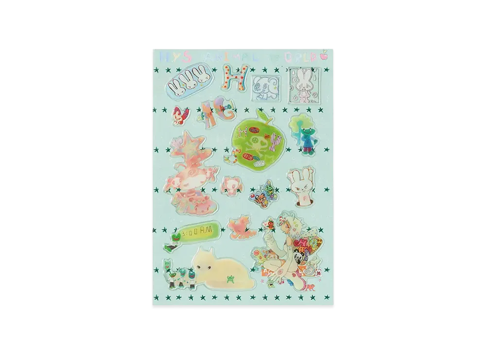 HYSTERIC GLAMOUR Artist Sticker Set "Multi"