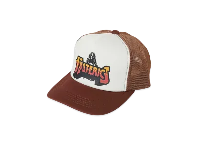 HYSTERIC GLAMOUR BAD ASS FIRE LOGO Mesh Cap "Brown"