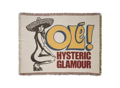 HYSTERIC GLAMOUR OLE! Throw Blanket "Multi"