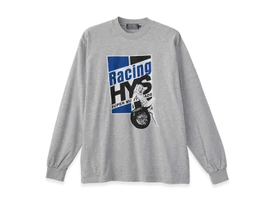 HYSTERIC GLAMOUR RACING HYS Tee "Top gray"