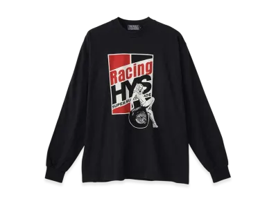 HYSTERIC GLAMOUR RACING HYS Tee "Black"