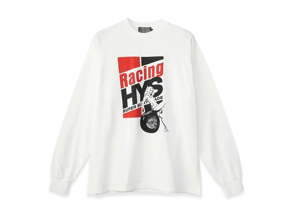 HYSTERIC GLAMOUR RACING HYS Tee"White"