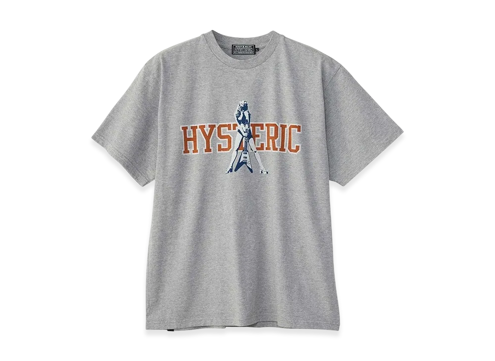 HYSTERIC GLAMOUR LADYLAND STUDIO Tee "Top gray"