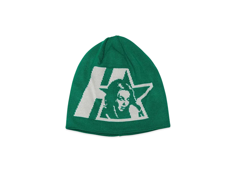 HYSTERIC GLAMOUR STAR WOMAN Beanie "Green"