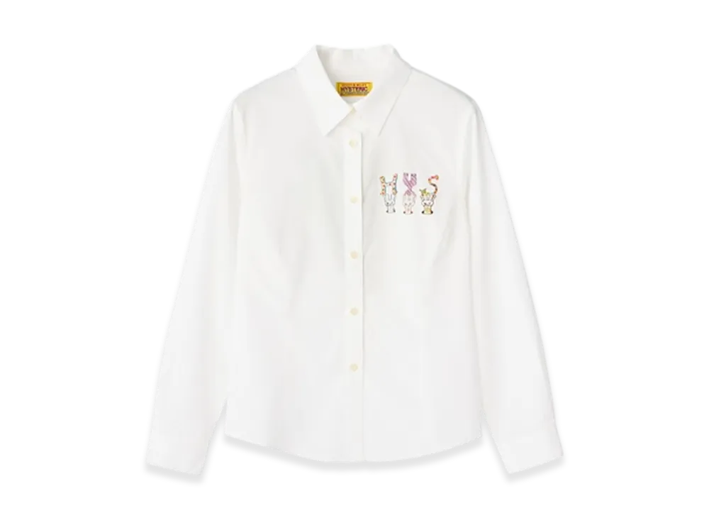 HYSTERIC GLAMOUR Minky Compact Shirt "White"