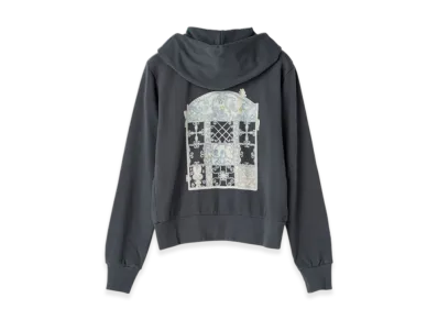 HYSTERIC GLAMOUR Oliwa Short Hoodie "Charcoal Gray"