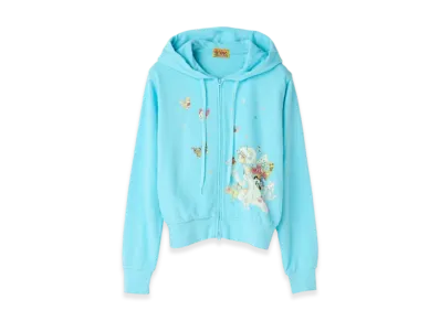 HYSTERIC GLAMOUR Oliwa Short Hoodie "Blue"