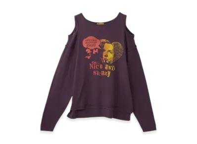 HYSTERIC GLAMOUR Nice And Sleazy Pullover "Purple"
