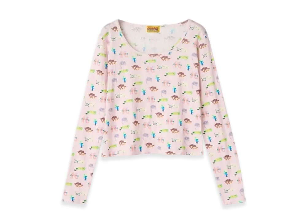 HYSTERIC GLAMOUR Lam 3:00 AM T-Shirt "Pink"