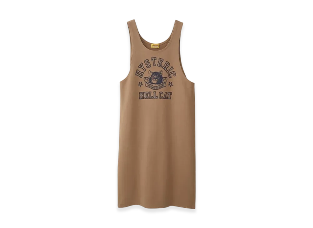 HYSTERIC GLAMOUR Hell Cat Dress "Brown"