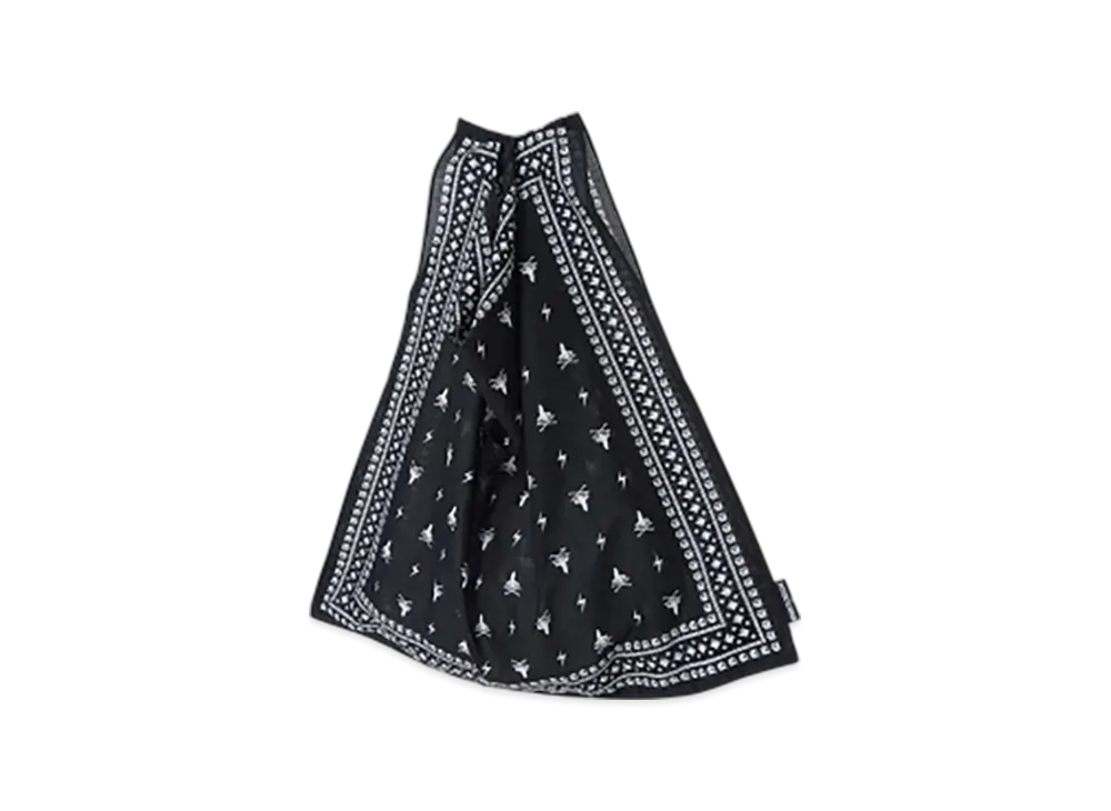 HYSTERIC GLAMOUR Woman On Skull Bandana Eco Bag "Black"