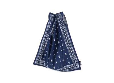 HYSTERIC GLAMOUR Woman On Skull Bandana Eco Bag "Navy"