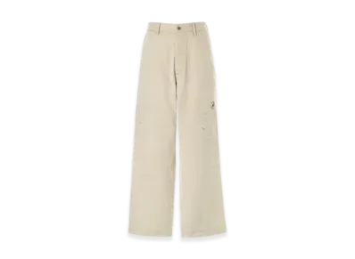 HYSTERIC GLAMOUR Woman On Skull Stamp Chino Pants "Beige"