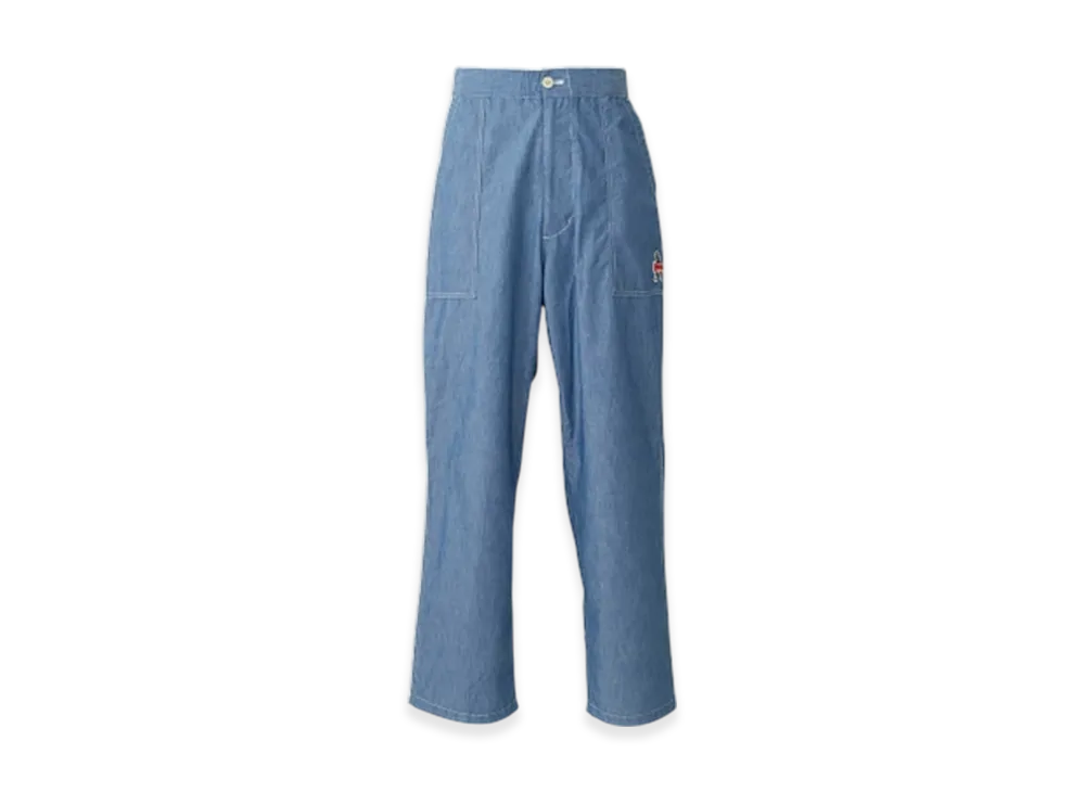 HYSTERIC GLAMOUR Vixen Girl Patch Easy Pants "Blue"