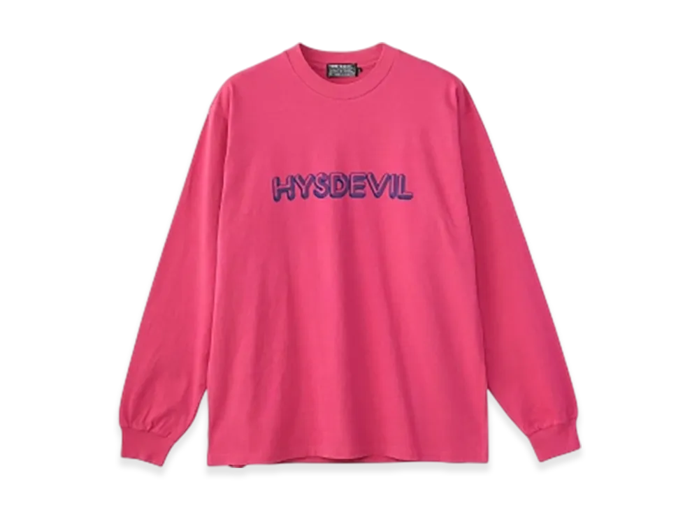 HYSTERIC GLAMOUR Hysdevil Records T-Shirt "Pink"