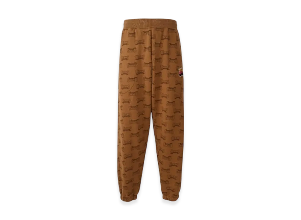 HYSTERIC GLAMOUR Bad Ass Logo Sweatpants "Brown"