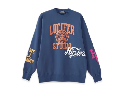 HYSTERIC GLAMOUR Lucifer Studio Sweatshirt "Navy"