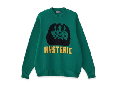 HYSTERIC GLAMOUR Multi Woman Knitted Sweater "Green"