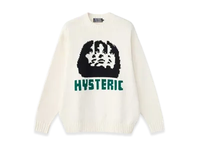 HYSTERIC GLAMOUR Multi Woman Knitted Sweater "White"