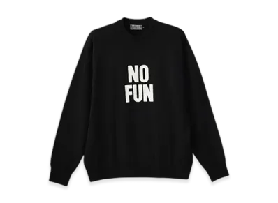 HYSTERIC GLAMOUR No Fun Sweater "Black"