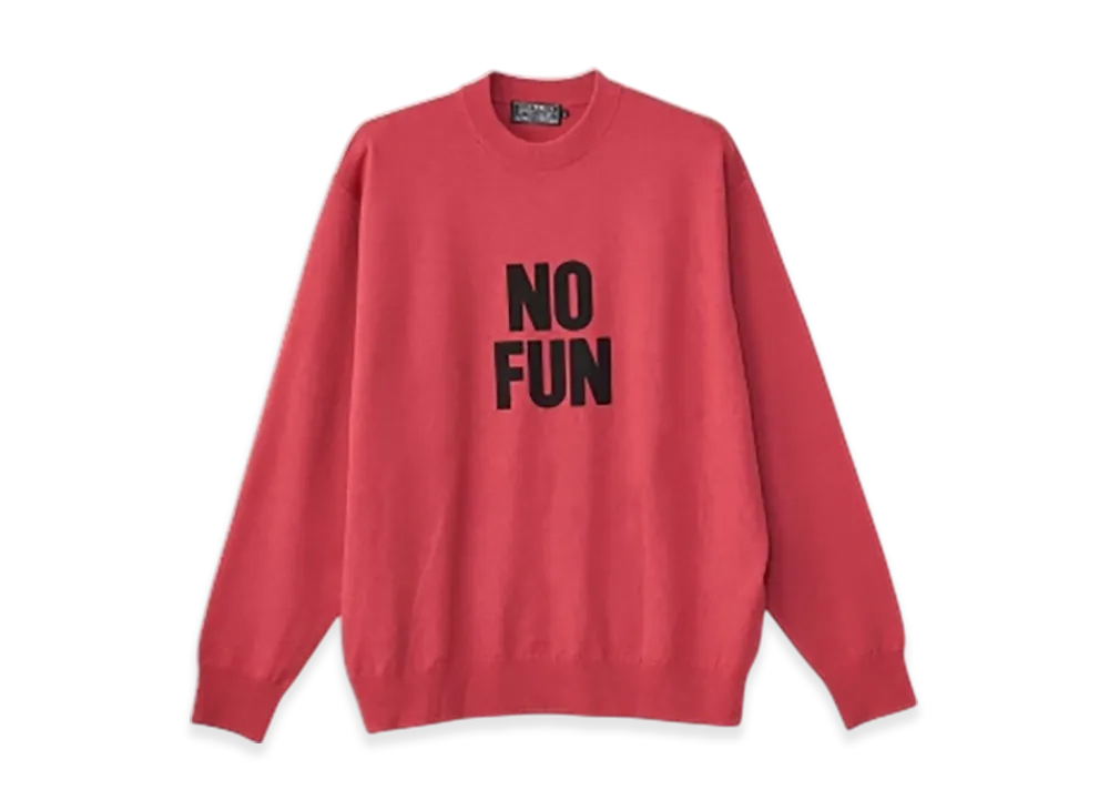HYSTERIC GLAMOUR No Fun Sweater "Pink"