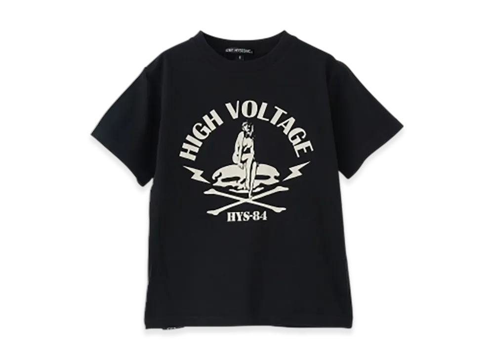 HYSTERIC GLAMOUR High Voltage T-Shirt "Black"