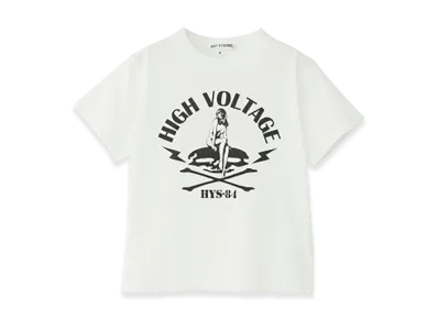 HYSTERIC GLAMOUR High Voltage T-Shirt "White"