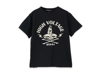 HYSTERIC GLAMOUR Kids High Voltage T-Shirt "Black"