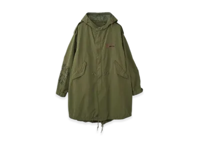 HYSTERIC GLAMOUR Fire Bear 774 M-51 Mods Coat "Khaki"