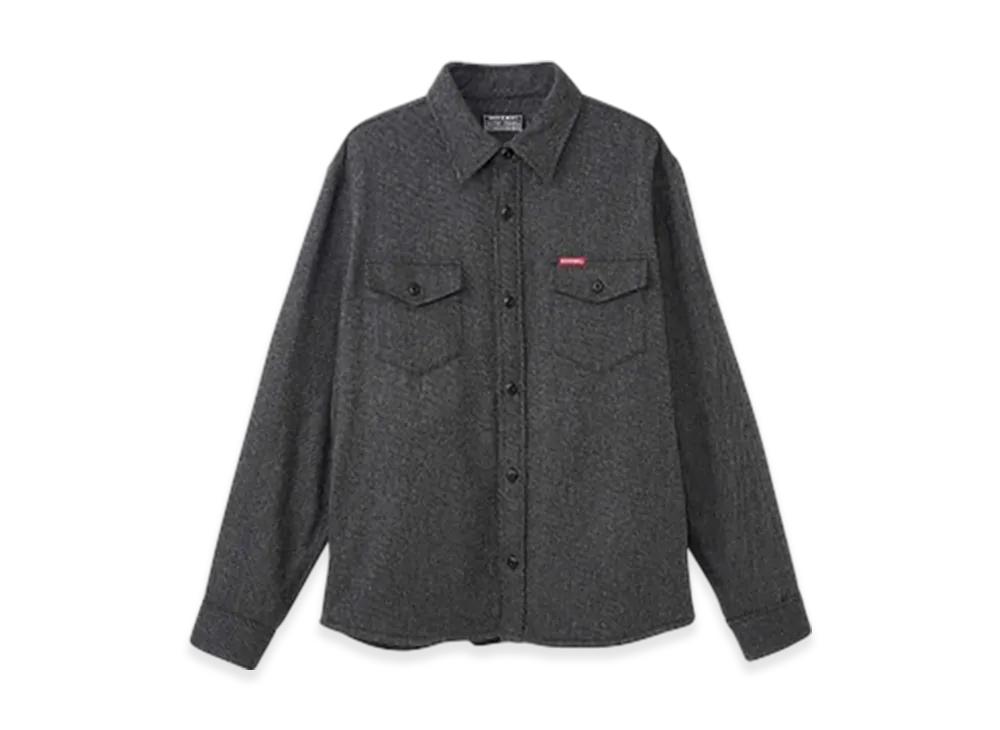 HYSTERIC GLAMOUR Speedster Embroidery Cpo Shirt "Gray"