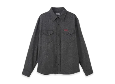HYSTERIC GLAMOUR Speedster Embroidery Cpo Shirt "Gray"