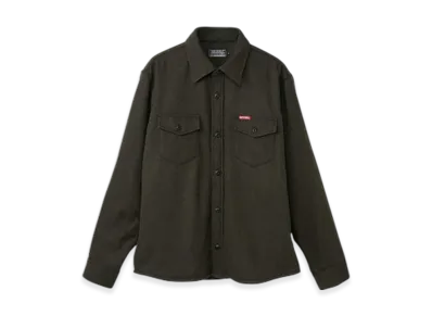 HYSTERIC GLAMOUR Speedster Embroidery Cpo Shirt "Green"
