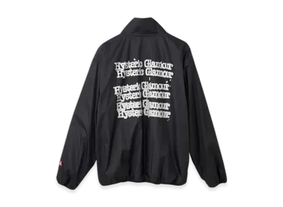 HYSTERIC GLAMOUR Typewriter Logo Stand Collar Jacket "Black"